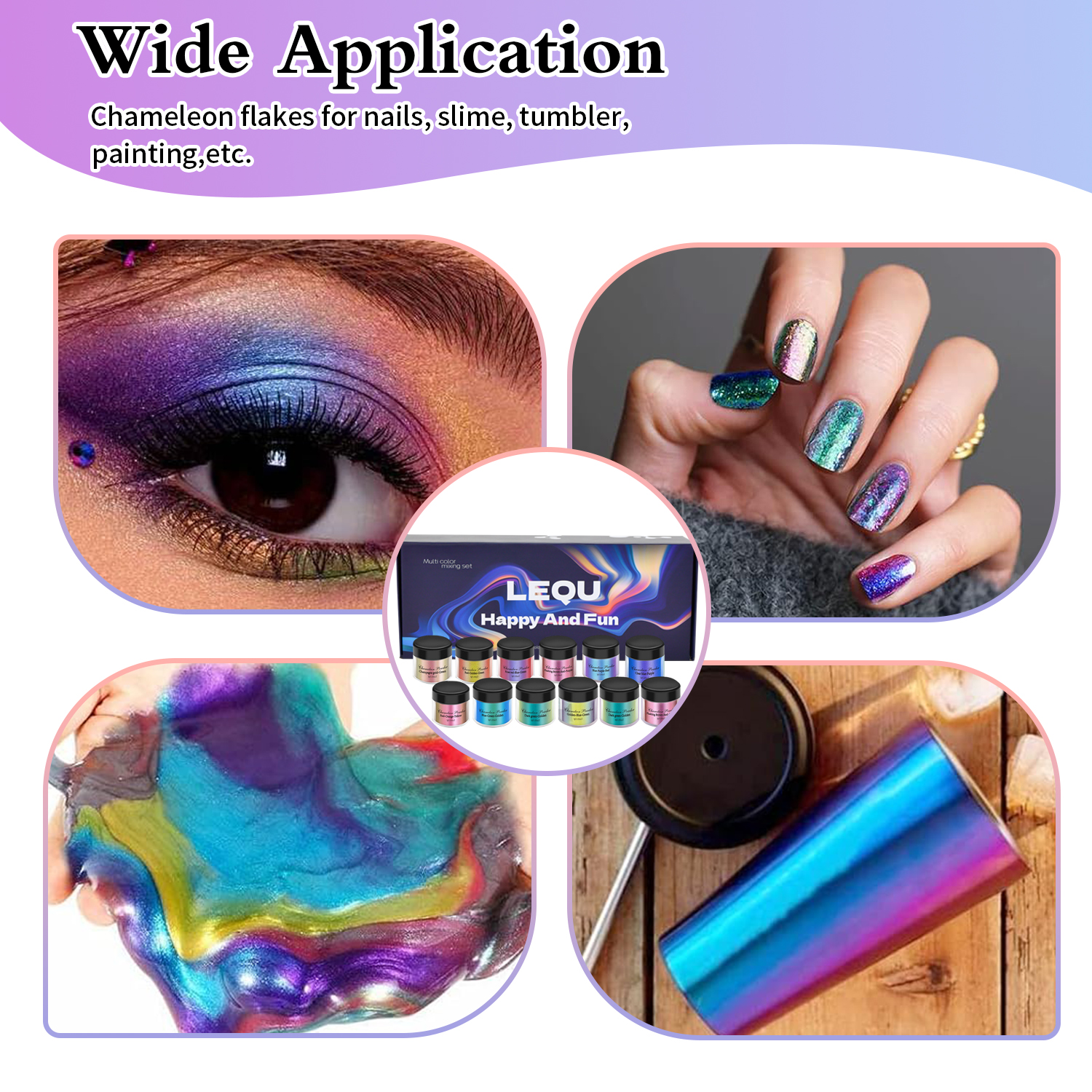 1 Set Chameleon Powder Nail Ch - Resin Glitter Pack のレビューと価格