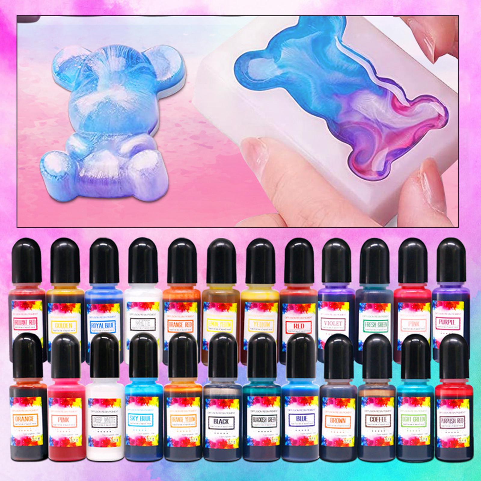 24Pcs Alcohol Inks Epoxy Resin - Resin Dye Alcohol のレビューと価格