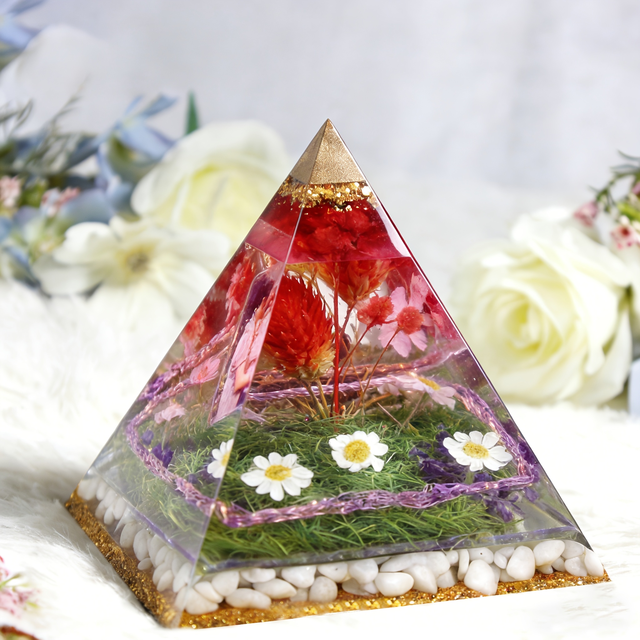 5pc - Pyramid Resin Molds of V - Resin Jewelry Kit のレビューと価格
