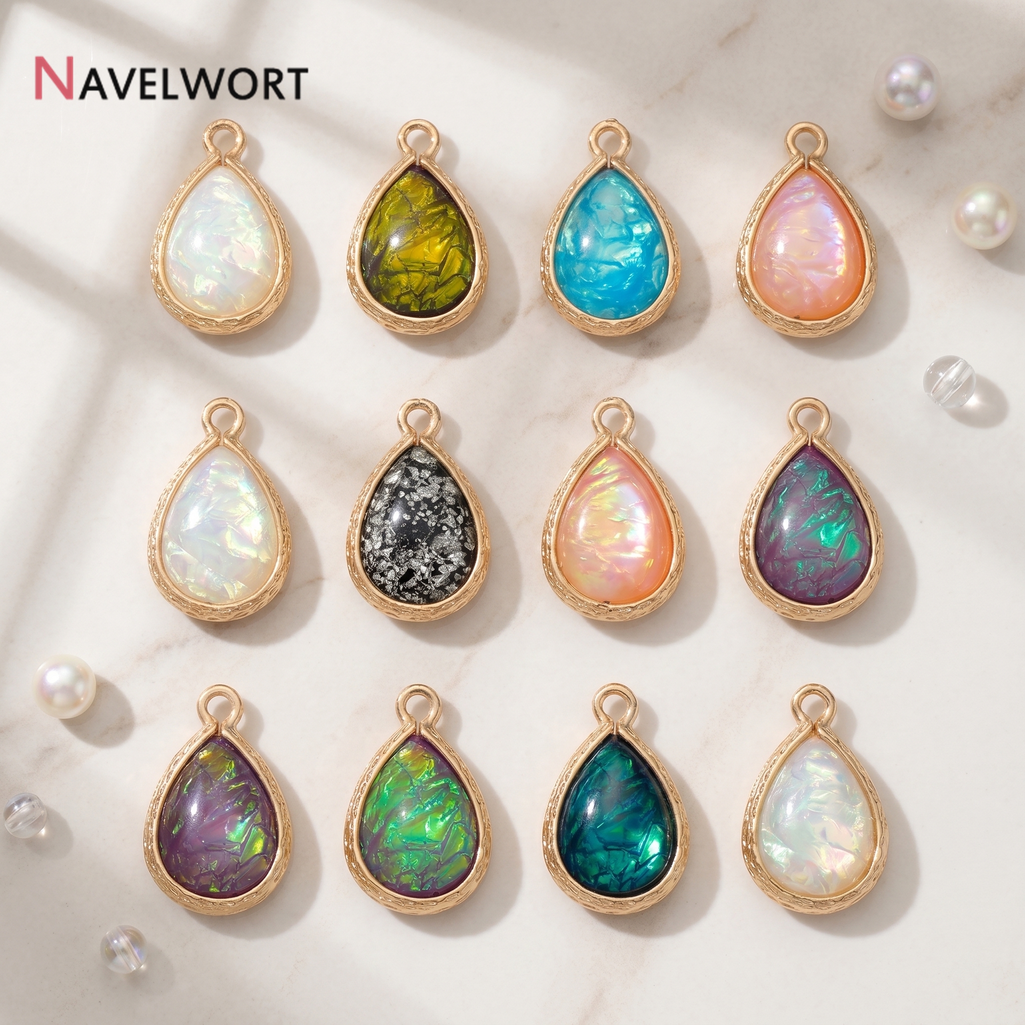18K Gold Plated Brass With Res - Resin Craft Projects のレビューと価格