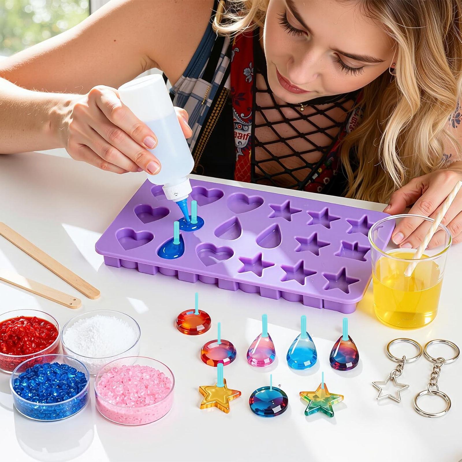 Resin Hole Maker Set 35PCS 7 S - Epoxy Uv Resin Kit のレビューと価格