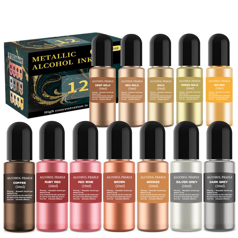 1 Set Resin Pigment Kit Art In - Resin Dye Alcohol のレビューと価格