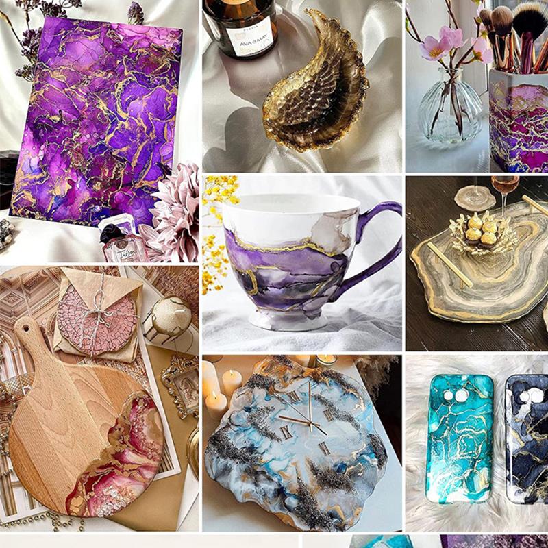 1 Set Resin Pigment Kit Art In - Resin Dye Alcohol のレビューと価格