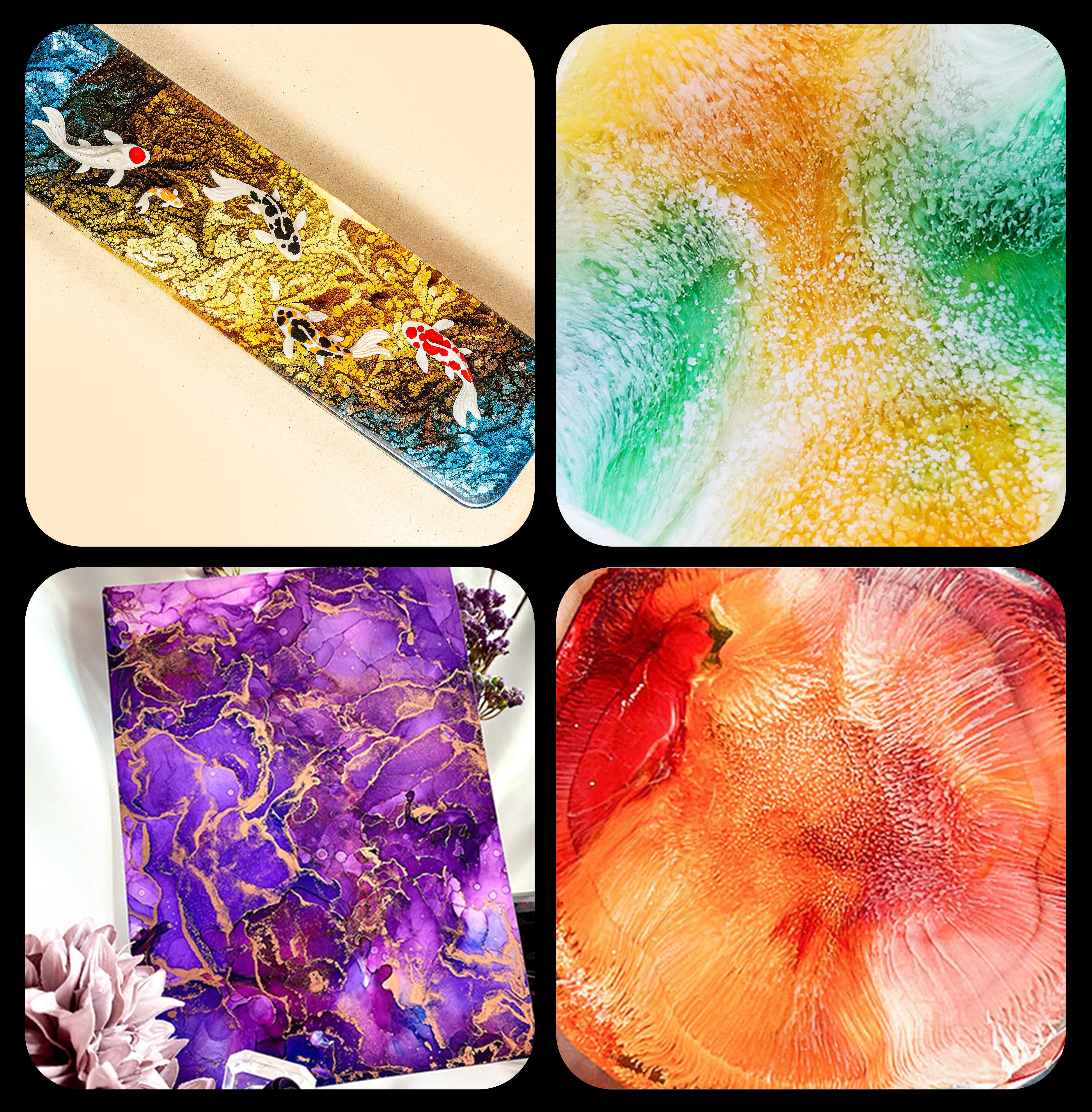 10ml Alcohol Ink Art Epoxy Res - Resin Dye Alcohol のレビューと価格