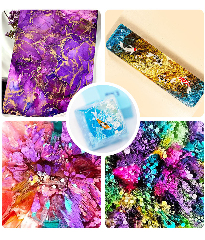 10ml Alcohol Ink Art Epoxy Res - Resin Dye Alcohol のレビューと価格