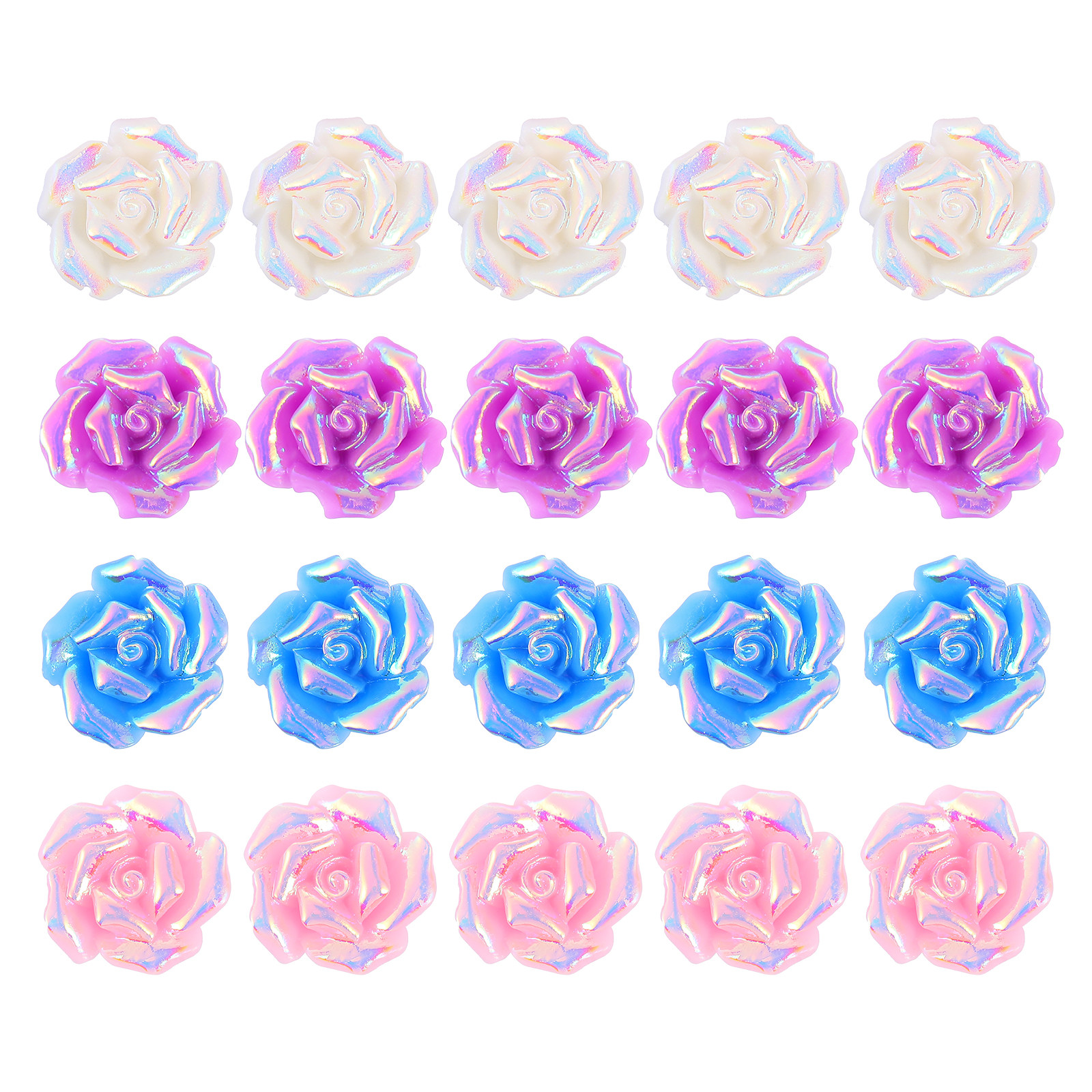 20Pcs Mini Resin Rose Flower A - Resin Craft Supplies のレビューと価格