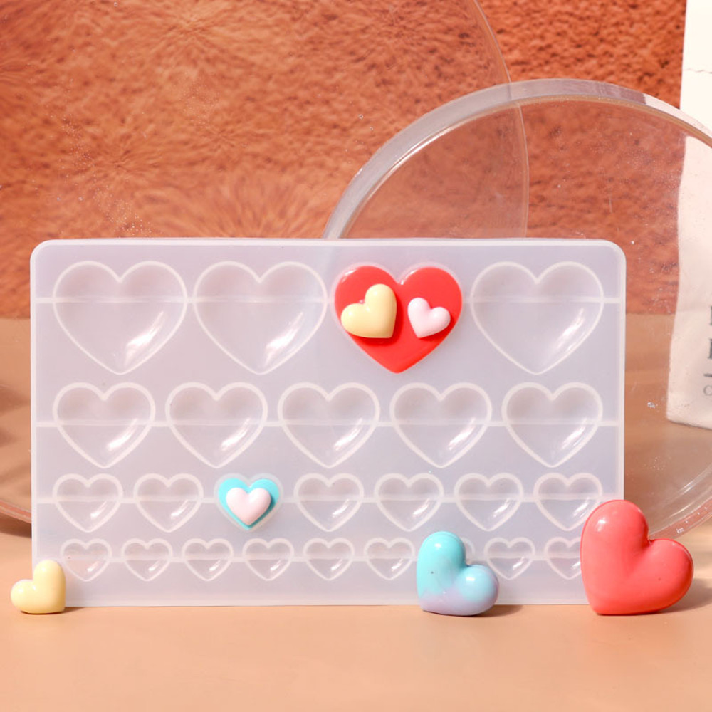 Love Heart Silicone Mold Jewel - Flower Preservation Resin のレビューと価格