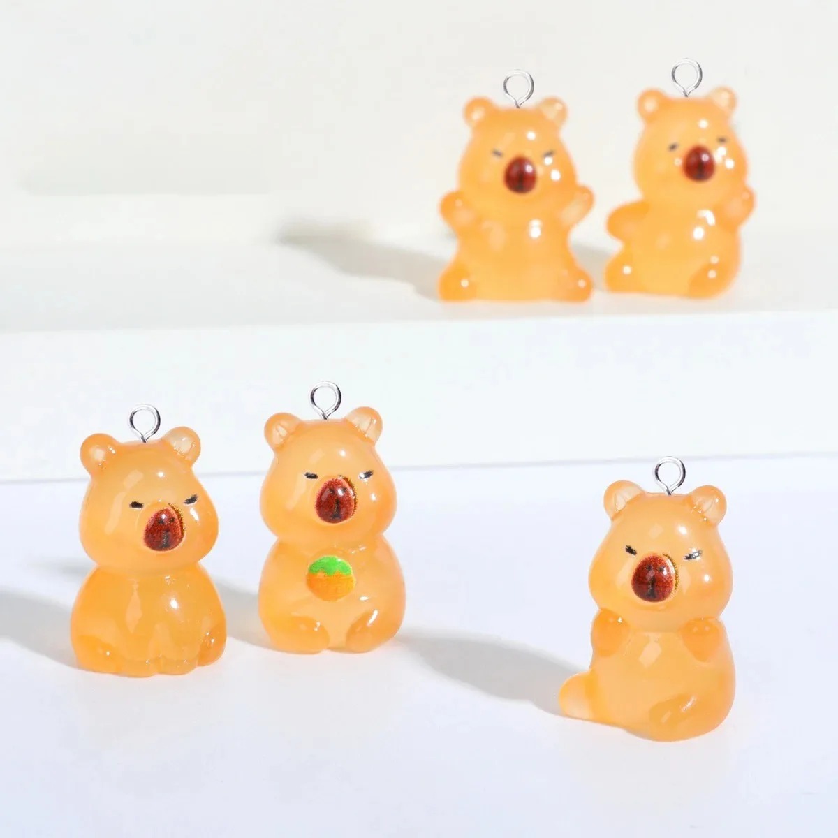 10Pcs Kawaii Flatback Floating - Resin Craft Supplies のレビューと価格