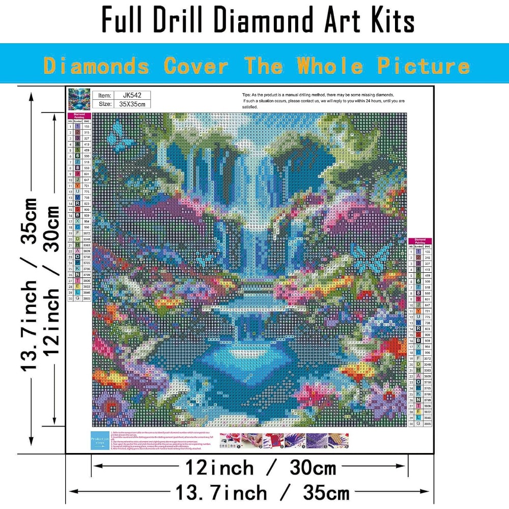 5D DIY Full Round Drill Diamon - Resin Craft For Beginners のレビューと価格
