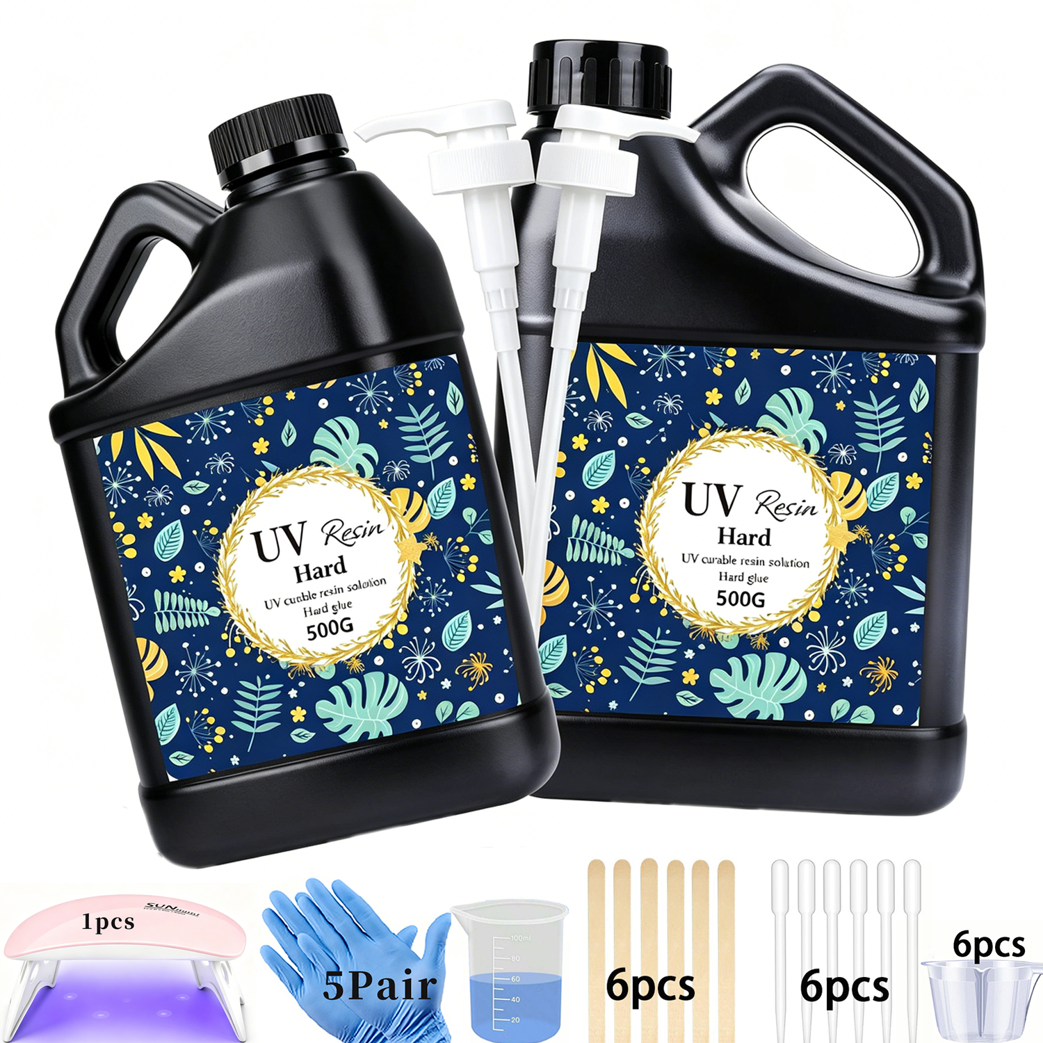 Crystal Clear&Low Odor,UV Ligh - Epoxy Uv Resin Kit のレビューと価格