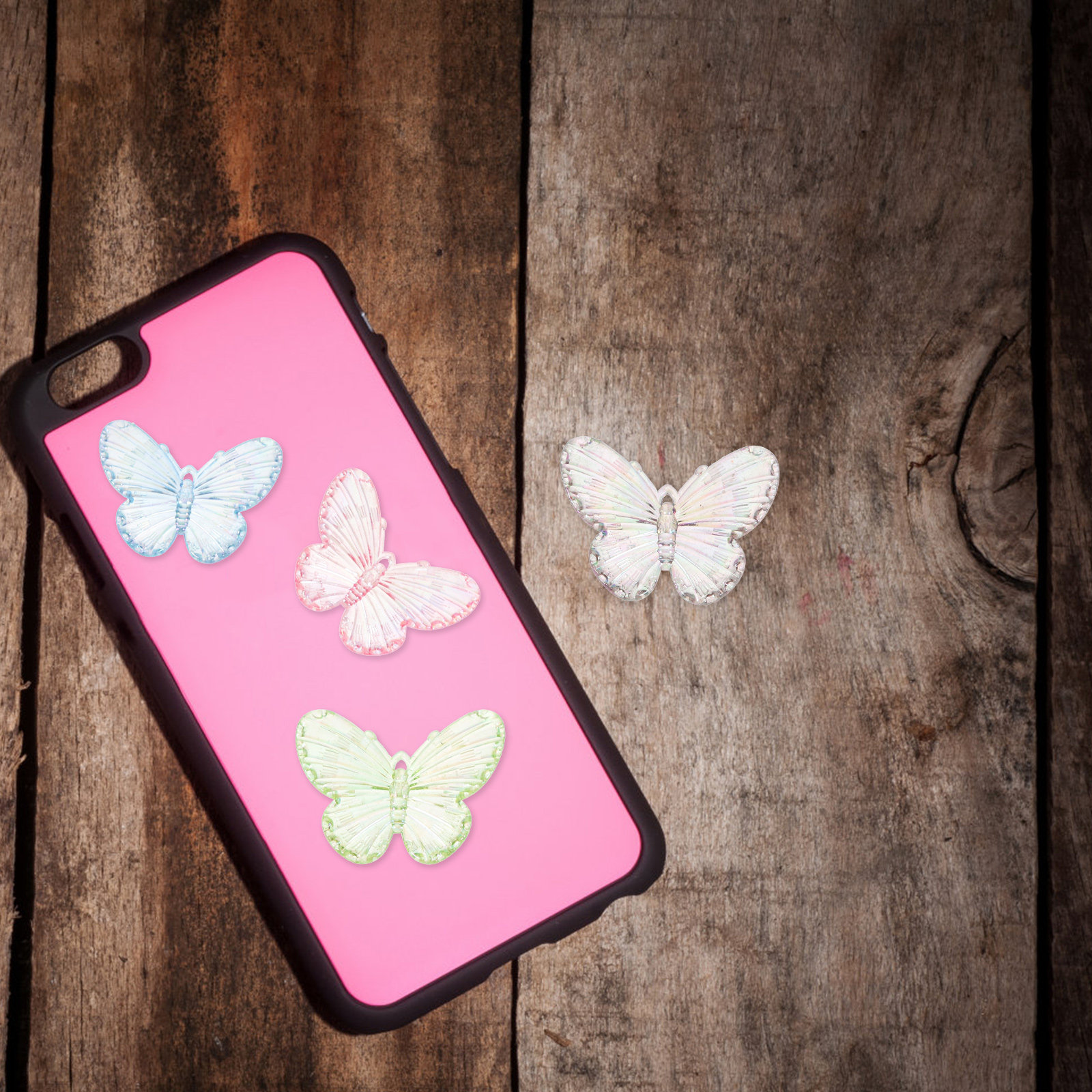 40Pcs Electroplated Butterfly  - Resin Craft Supplies のレビューと価格