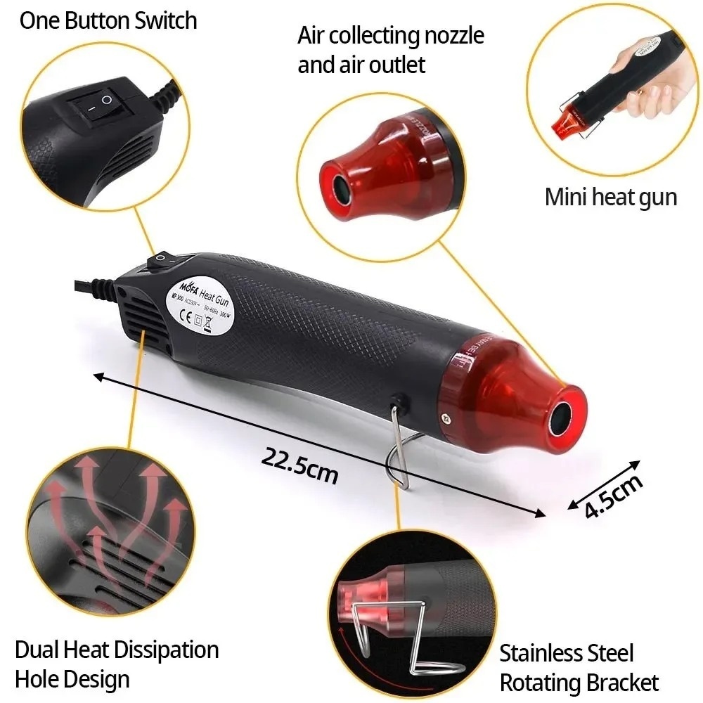 Mini Hot Air Gun Electric Heat - Heat Gun Small のレビューと価格