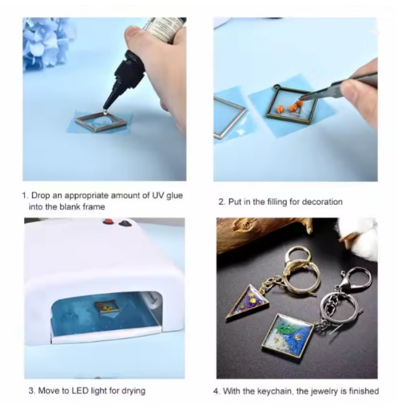 100g UV Resin Clear,Hard,Upgra - Epoxy Uv Resin Kit のレビューと価格