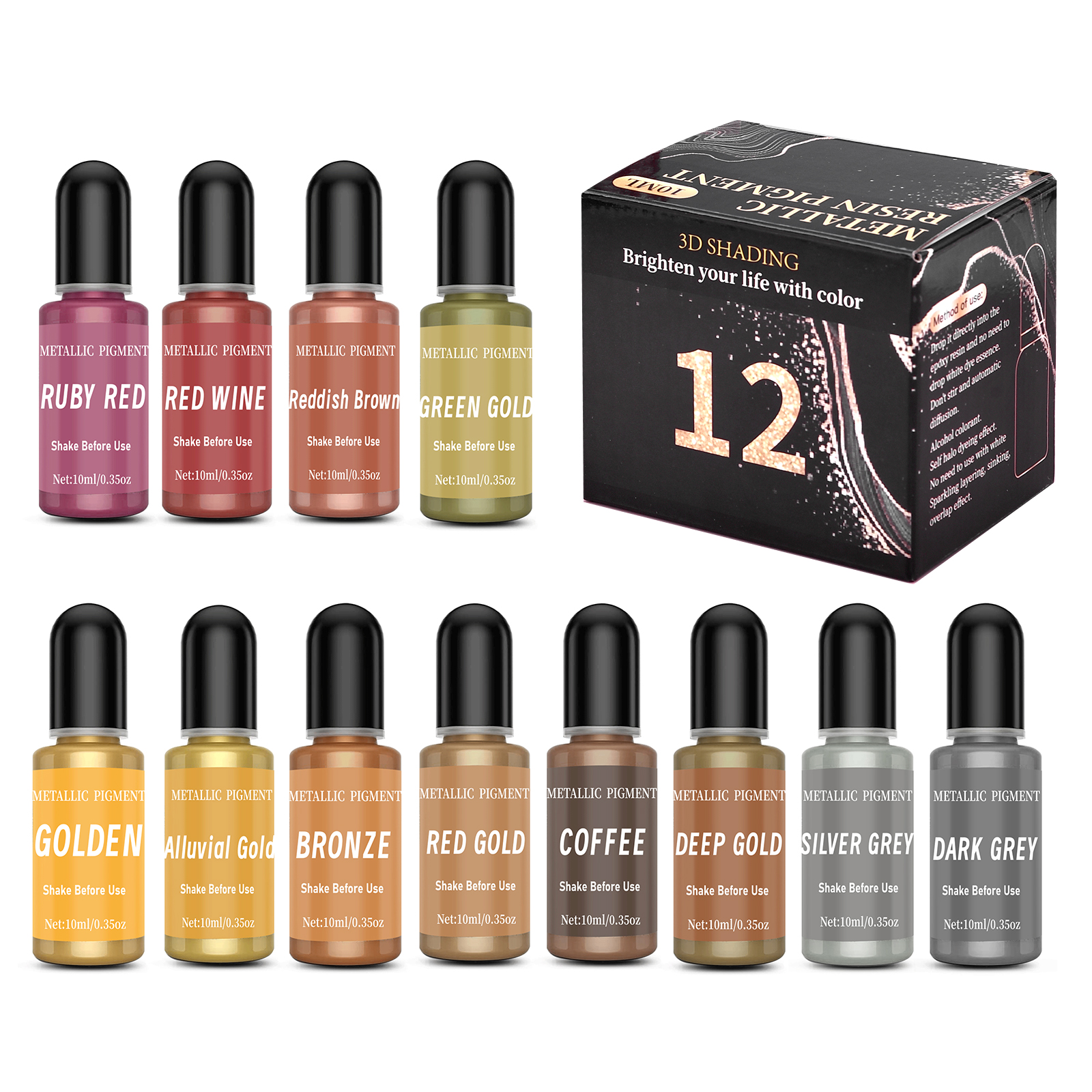 1set Art Ink Alcohol Epoxy Res - Resin Dye Alcohol のレビューと価格