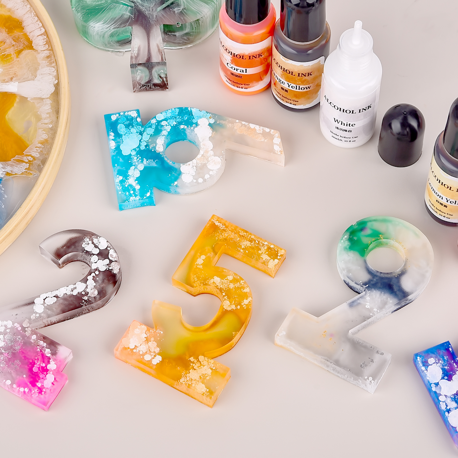 1set Art Ink Alcohol Epoxy Res - Resin Dye Alcohol のレビューと価格