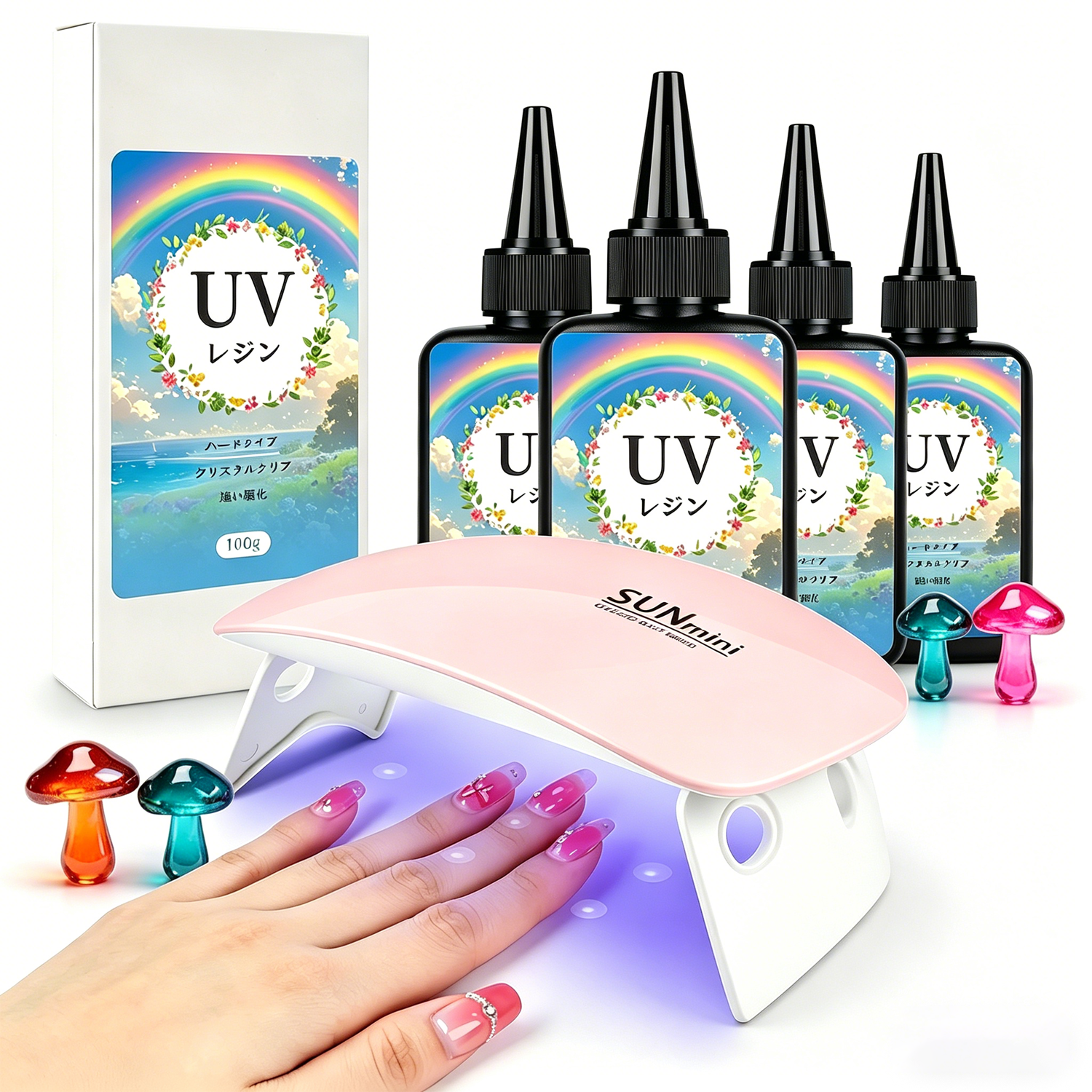 UV Resin,Crystal Clear,Hard UV - Epoxy Uv Resin Kit のレビューと価格