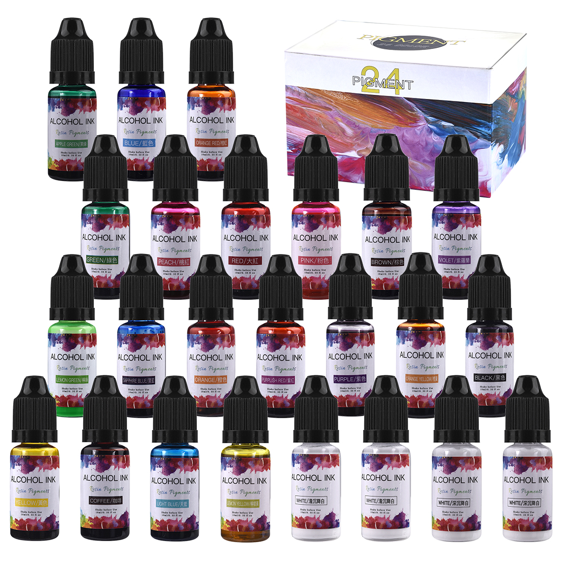 10ML Art Ink Alcohol Resin Pig - Resin Dye Alcohol のレビューと価格