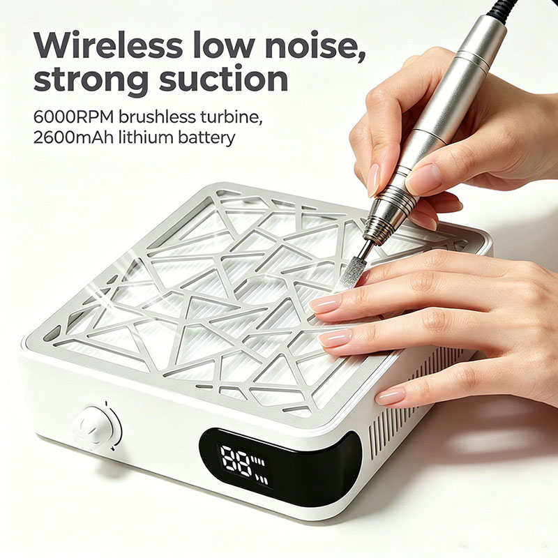 Rechargeable Nail Dust Collect - Vacuum Chamber Small のレビューと価格