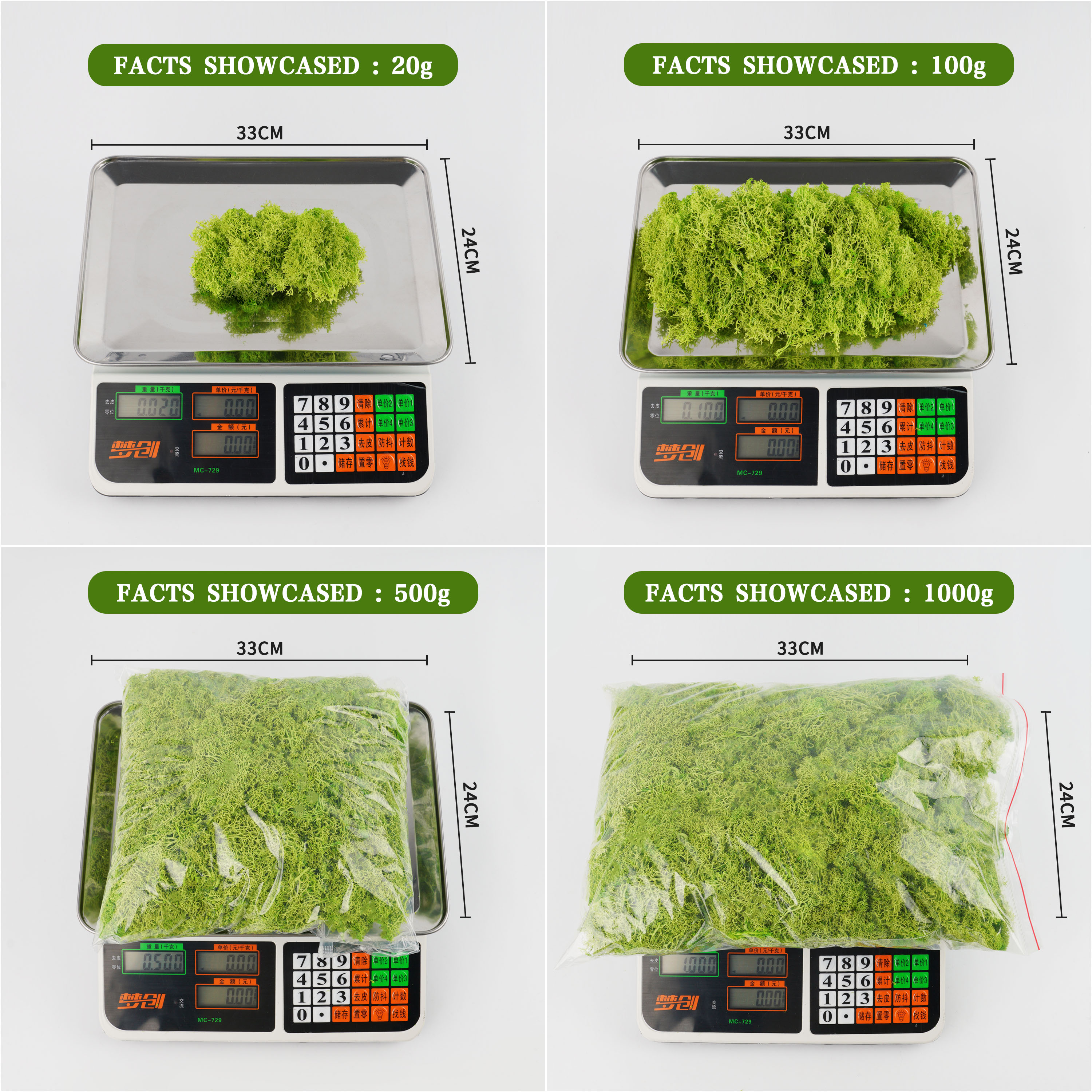 20g Artificial Green Plants Et - Terrarium Moss Art のレビューと価格