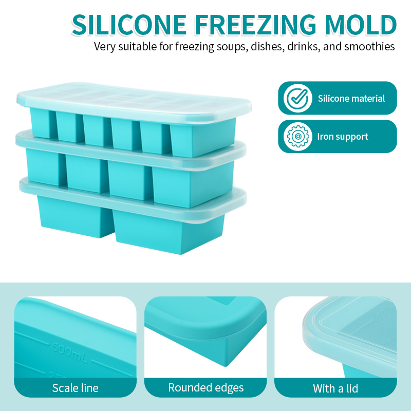 2 or 3-piece Silicone Freezer  - Serving Tray Mold のレビューと価格