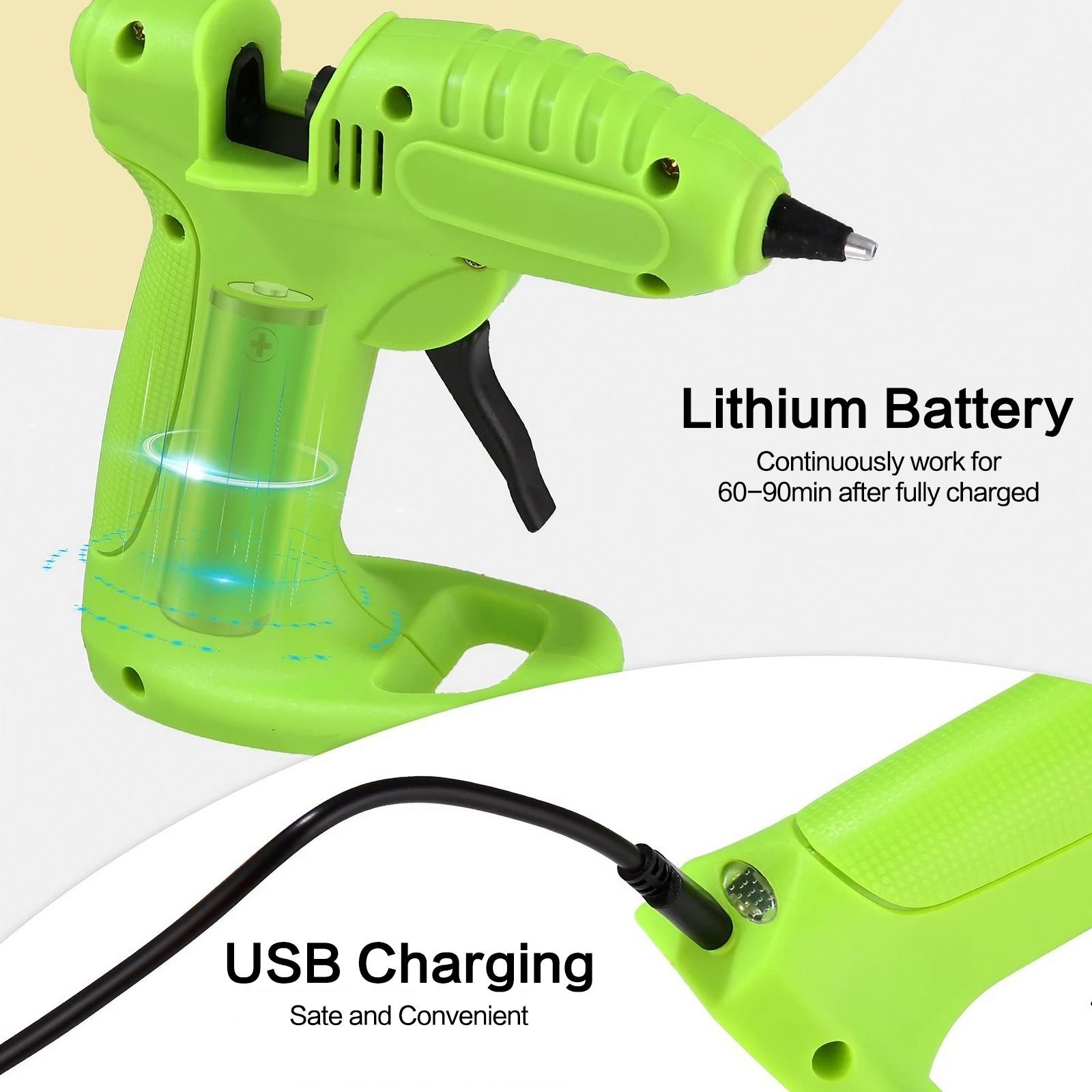 Cordless Hot Glue Gun (Fast-He - Heat Gun Small のレビューと価格
