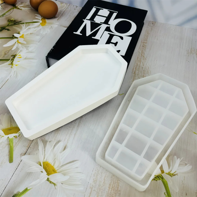 Halloween Coffin Resin Mold Tr - Serving Tray Mold のレビューと価格