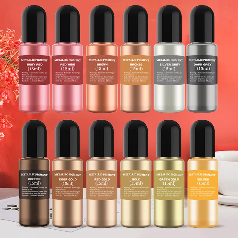 15ml Metal Resin Pigment Alcoh - Resin Dye Alcohol のレビューと価格