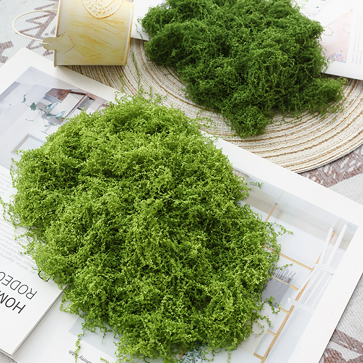 about 20g Artificial Green Pla - Terrarium Moss Art のレビューと価格