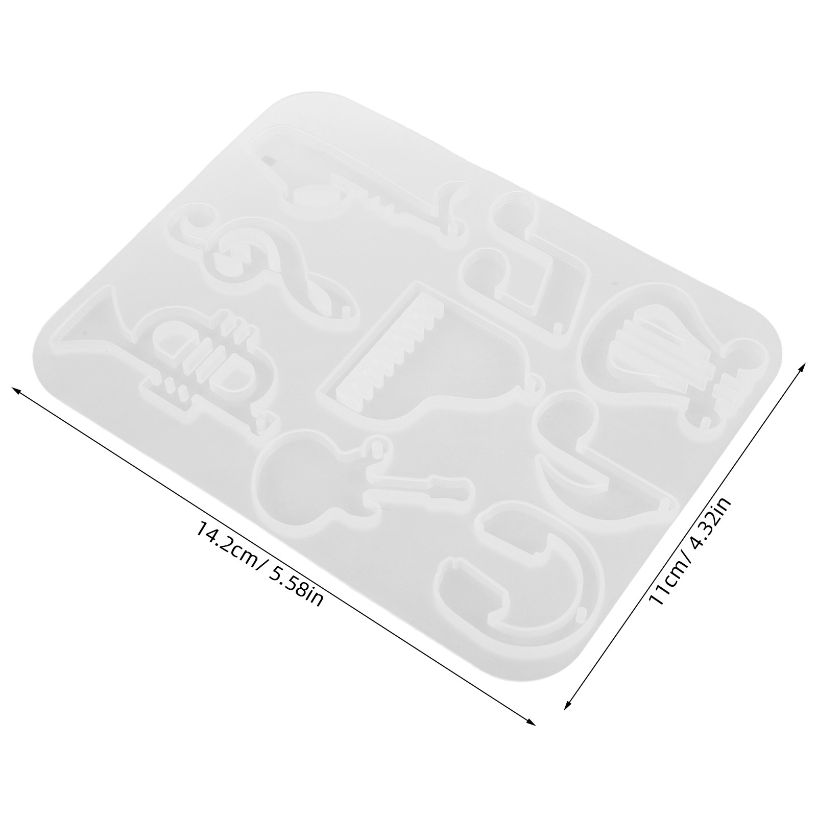 3Pcs Music Themed Silicone Mol - Resin Craft Workshop のレビューと価格
