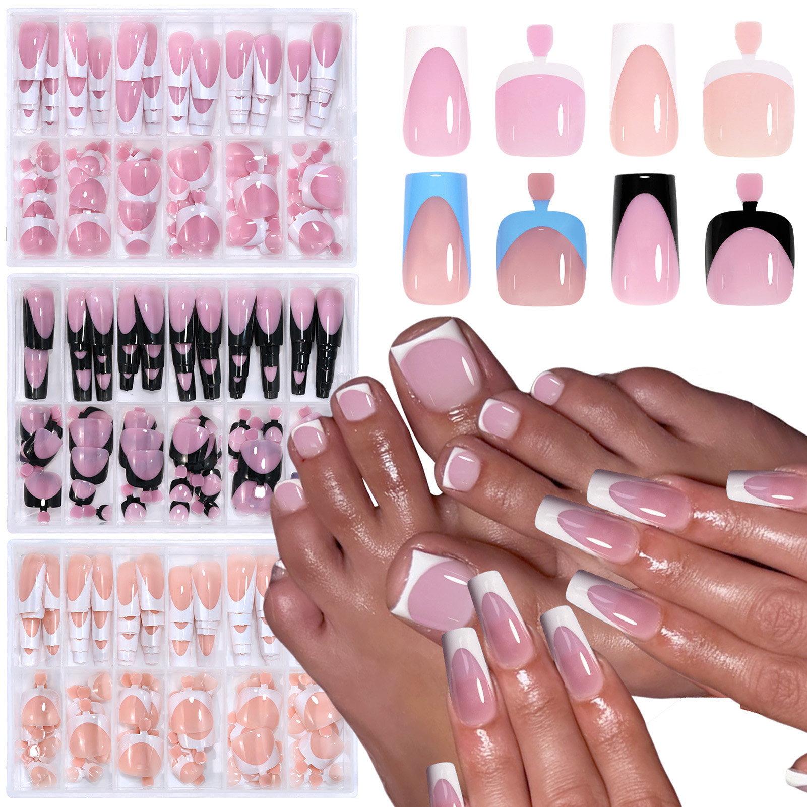 288PCS French Fake Nails Toena - Resin Craft Kit のレビューと価格