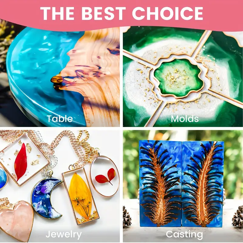 16.9oz Clear Epoxy Resin Kit C - Resin Jewelry Kit のレビューと価格