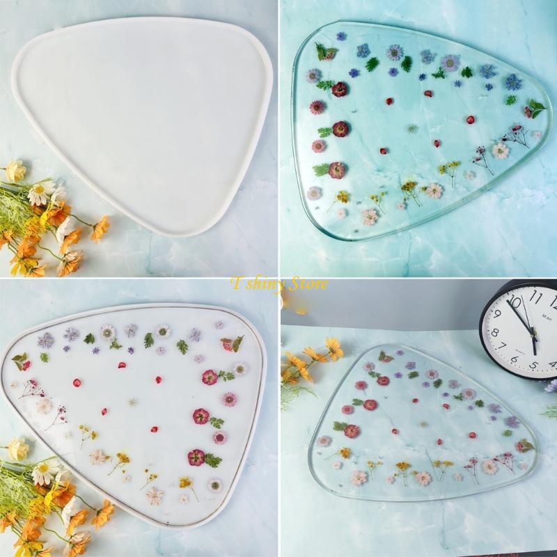 N58F Large Triangle Resin Tabl - Serving Tray Mold のレビューと価格