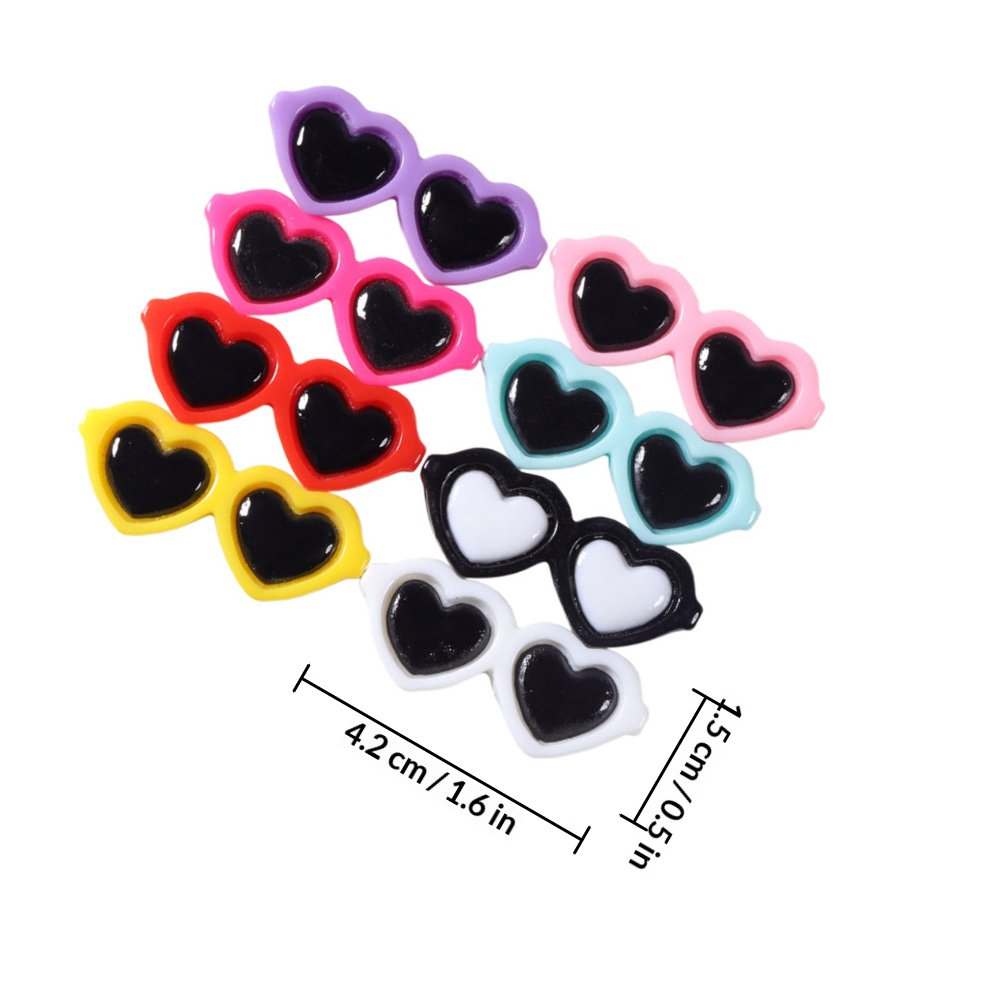 50Pcs Delicate Glasses Resin C - Resin Craft Supplies のレビューと価格