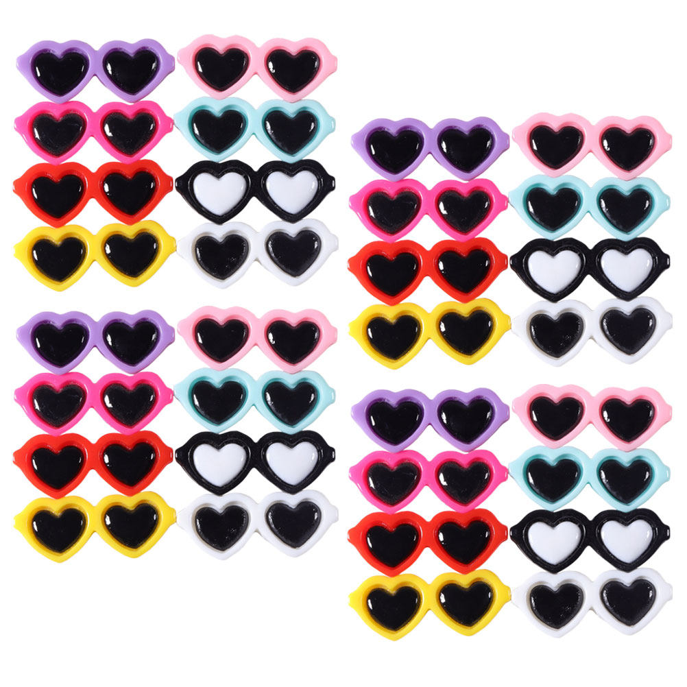50Pcs Delicate Glasses Resin C - Resin Craft Supplies のレビューと価格