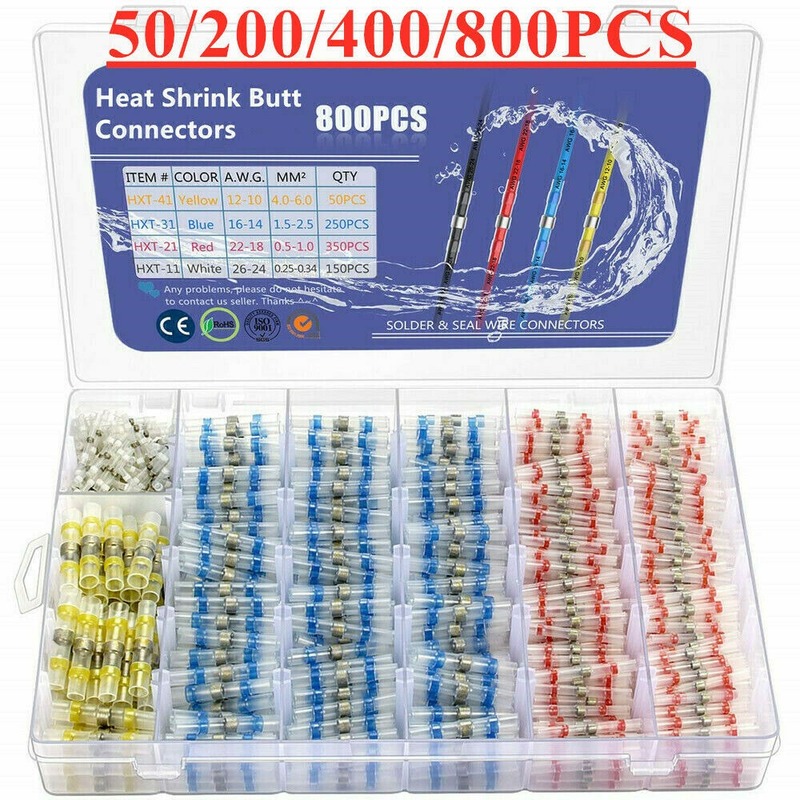 800pcs Solder Seal Wire Connec - Heat Gun Small のレビューと価格