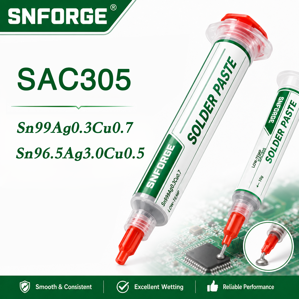 SAC305 Solder Paste Welding Ti - Heat Gun Small のレビューと価格
