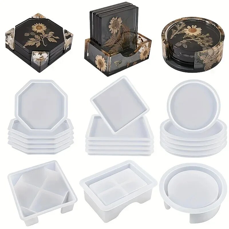 Coaster Resin Molds Set Includ - Serving Tray Mold のレビューと価格