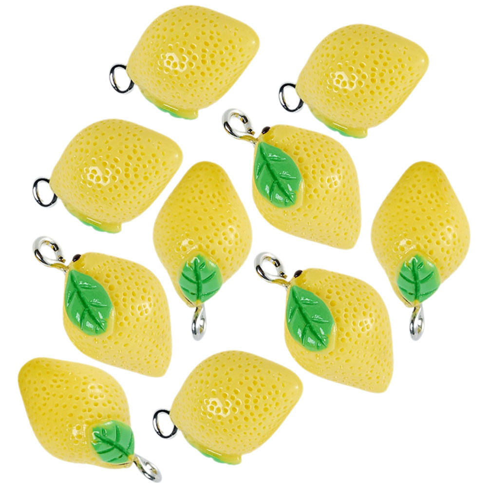 10Pcs Mini Lemon Charms Resin  - Crafting Resin のレビューと価格