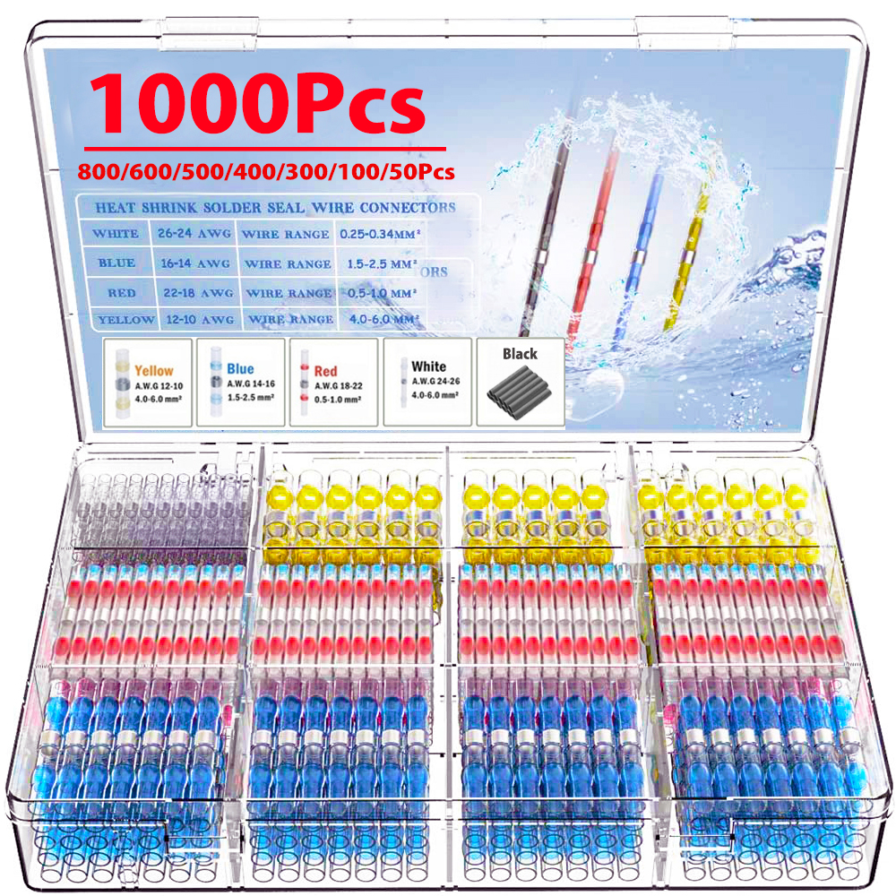 50-1000Pcs Solder Seal Wire Co - Heat Gun Small のレビューと価格