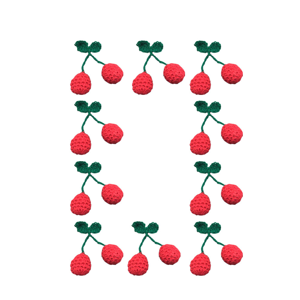 10Pcs Resin Cherry Earring Acc - Resin Jewelry Kit のレビューと価格