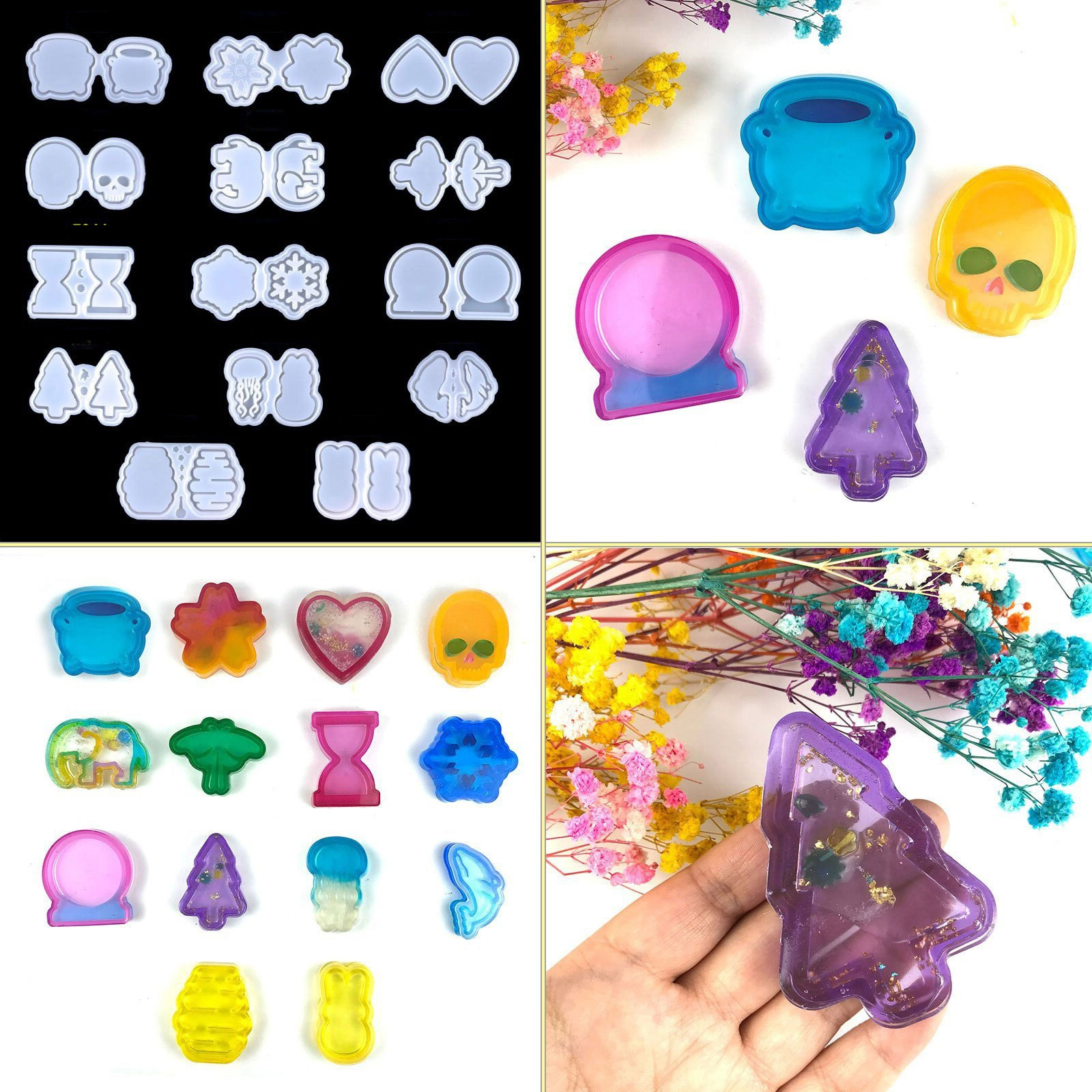 DIY Shaker Mold Silicone Epoxy - Resin Ocean Wave Mold のレビューと価格