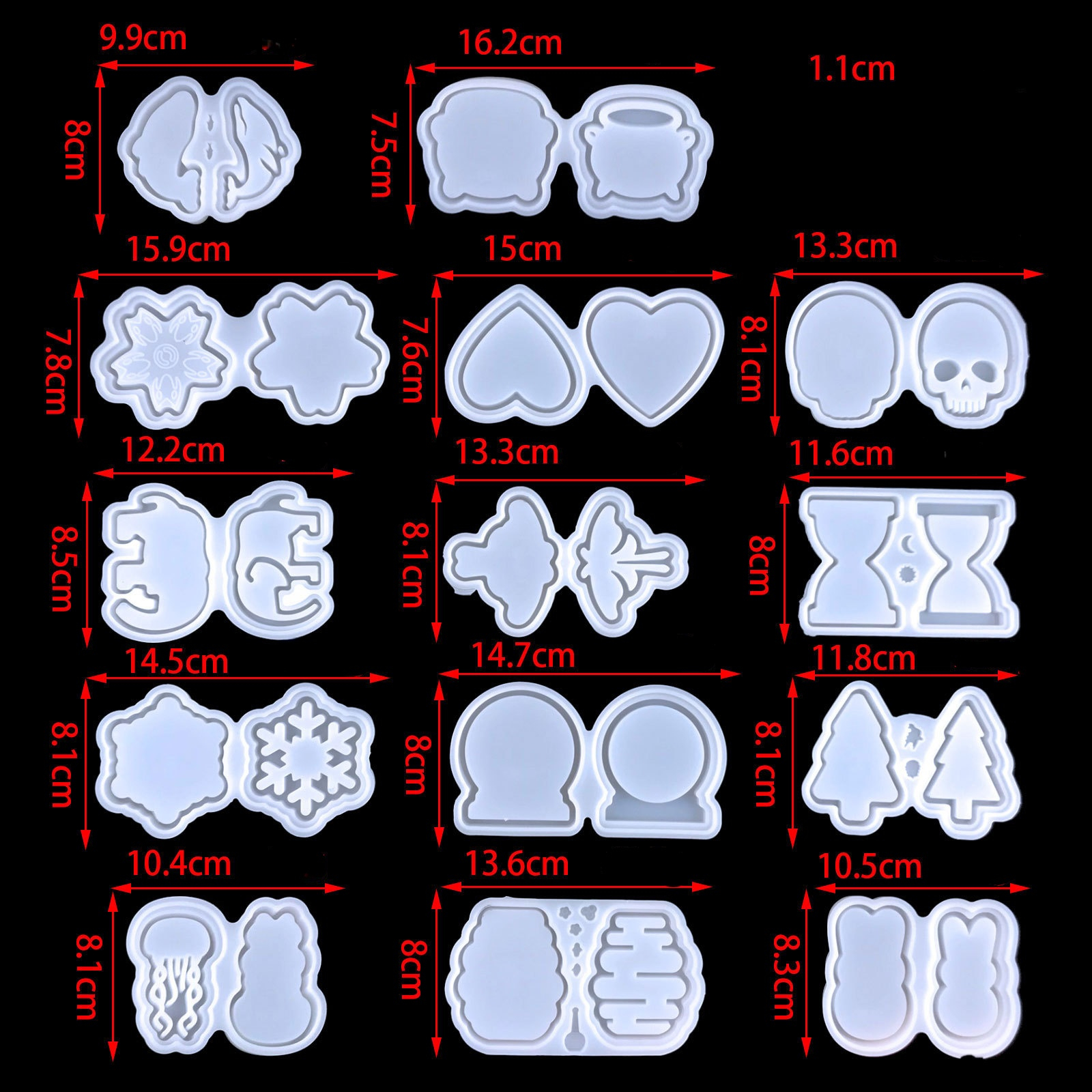 DIY Shaker Mold Silicone Epoxy - Resin Ocean Wave Mold のレビューと価格