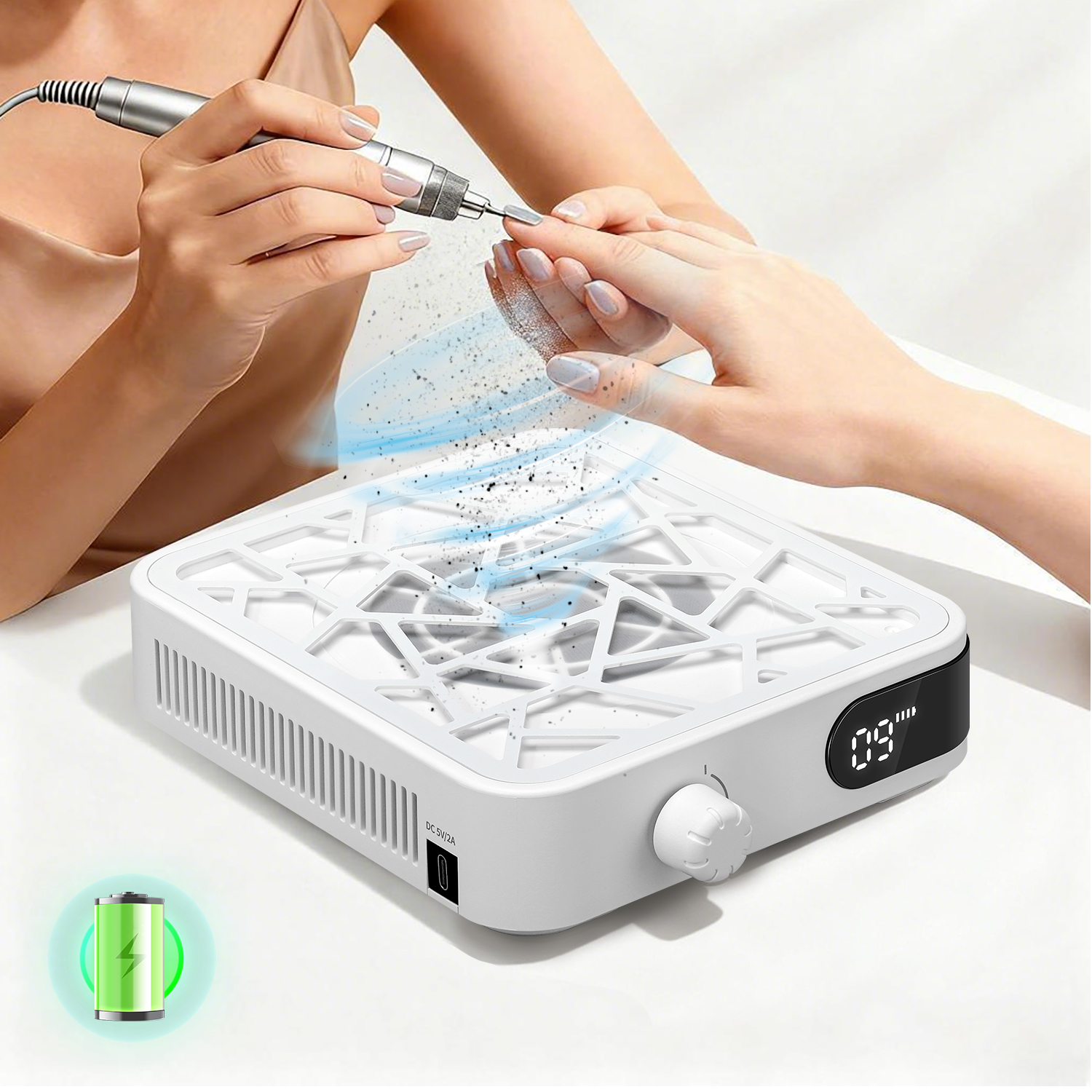 6000RPM Nail Dust Collector Wi - Vacuum Chamber Small のレビューと価格
