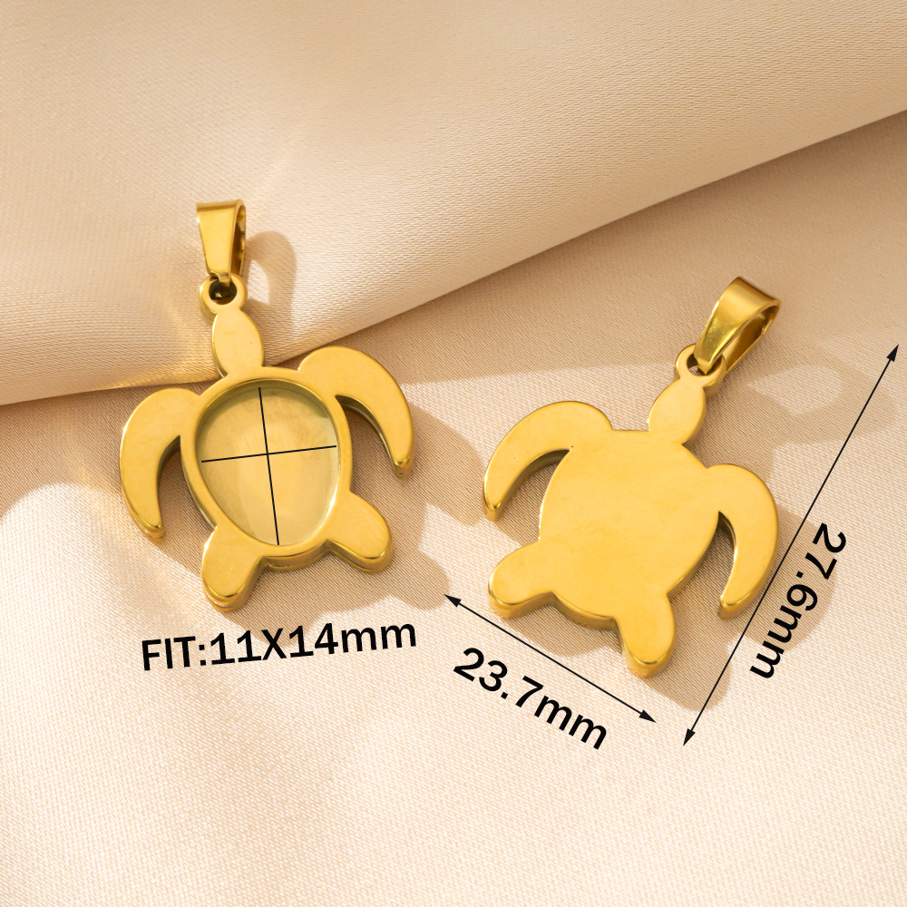 5pcs Stainless Steel Turtle Pe - Resin Craft Projects のレビューと価格