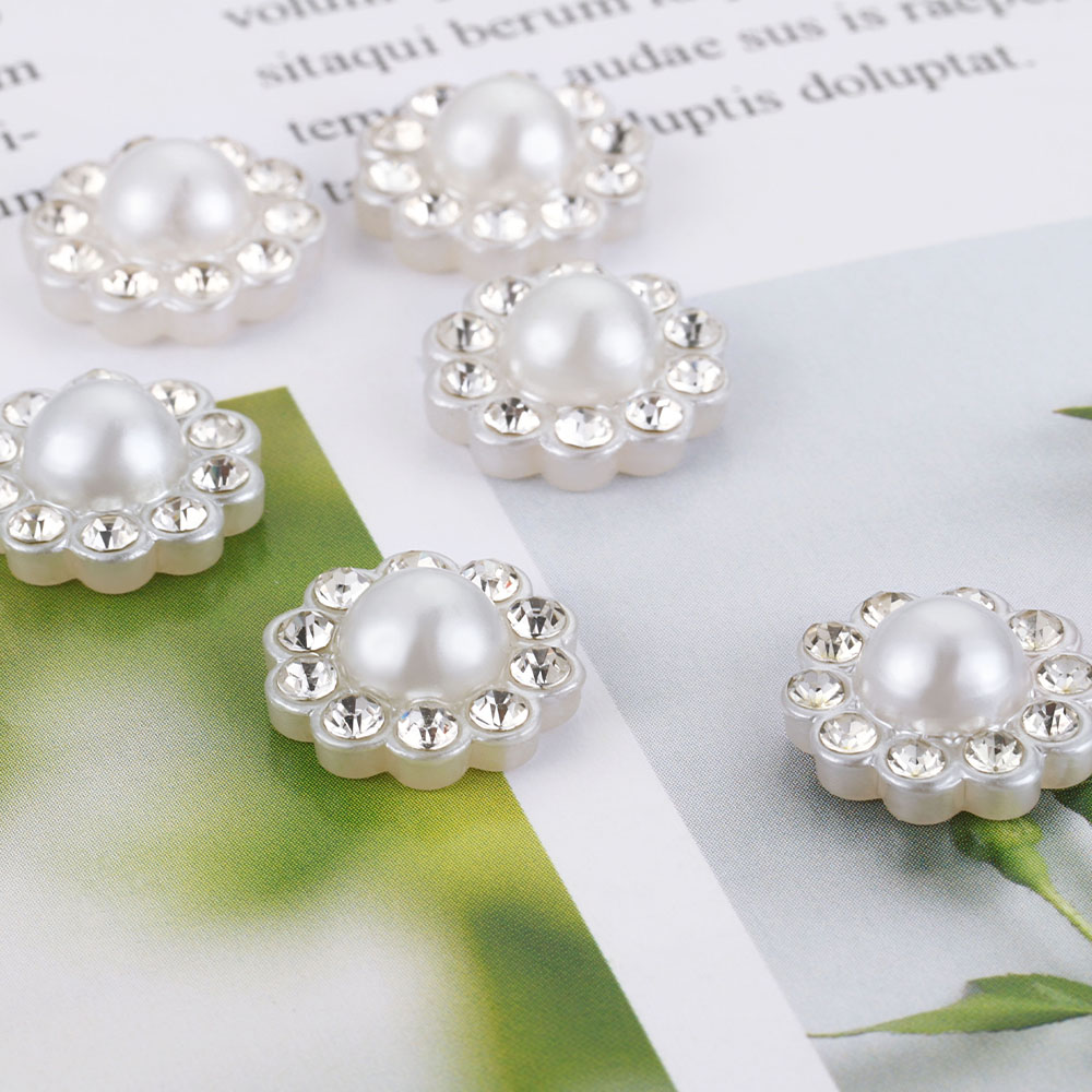 50pcs White Flat Imitation Pea - Resin Craft Projects のレビューと価格