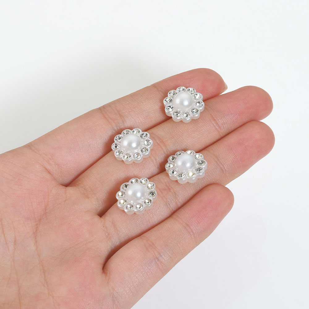 50pcs White Flat Imitation Pea - Resin Craft Projects のレビューと価格