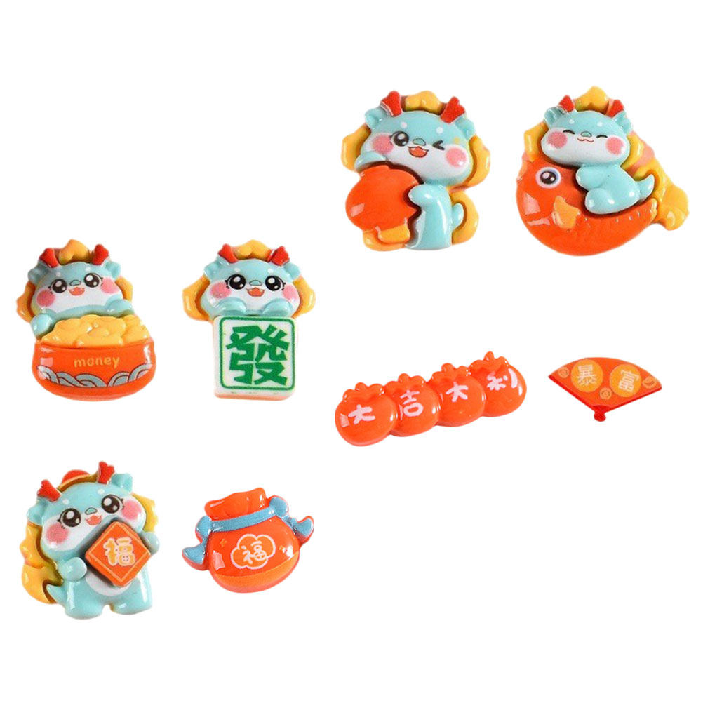 8Pcs Resin Craft Charms Flatba - Resin Craft Material のレビューと価格