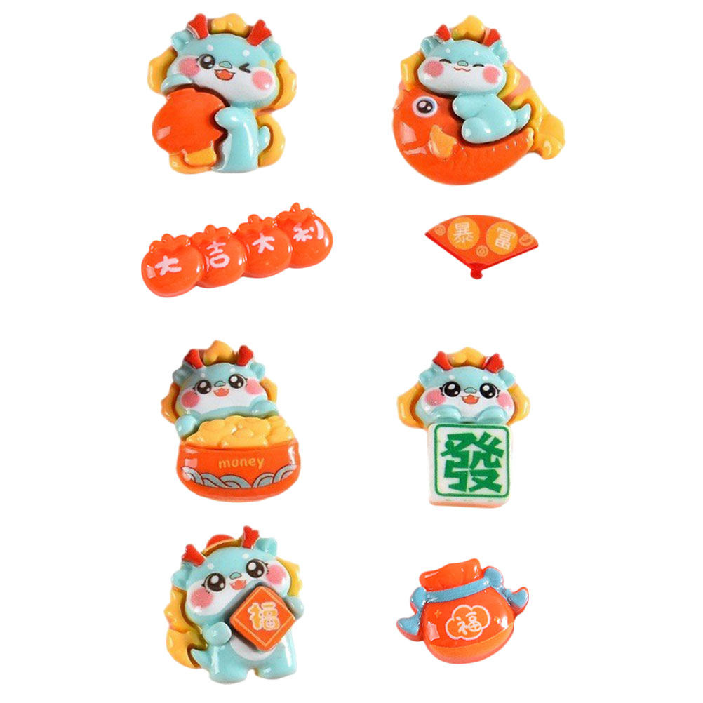 8Pcs Resin Craft Charms Flatba - Resin Craft Material のレビューと価格