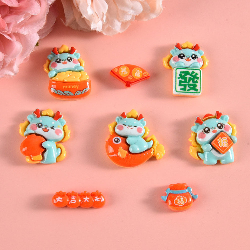 8Pcs Resin Craft Charms Flatba - Resin Craft Material のレビューと価格