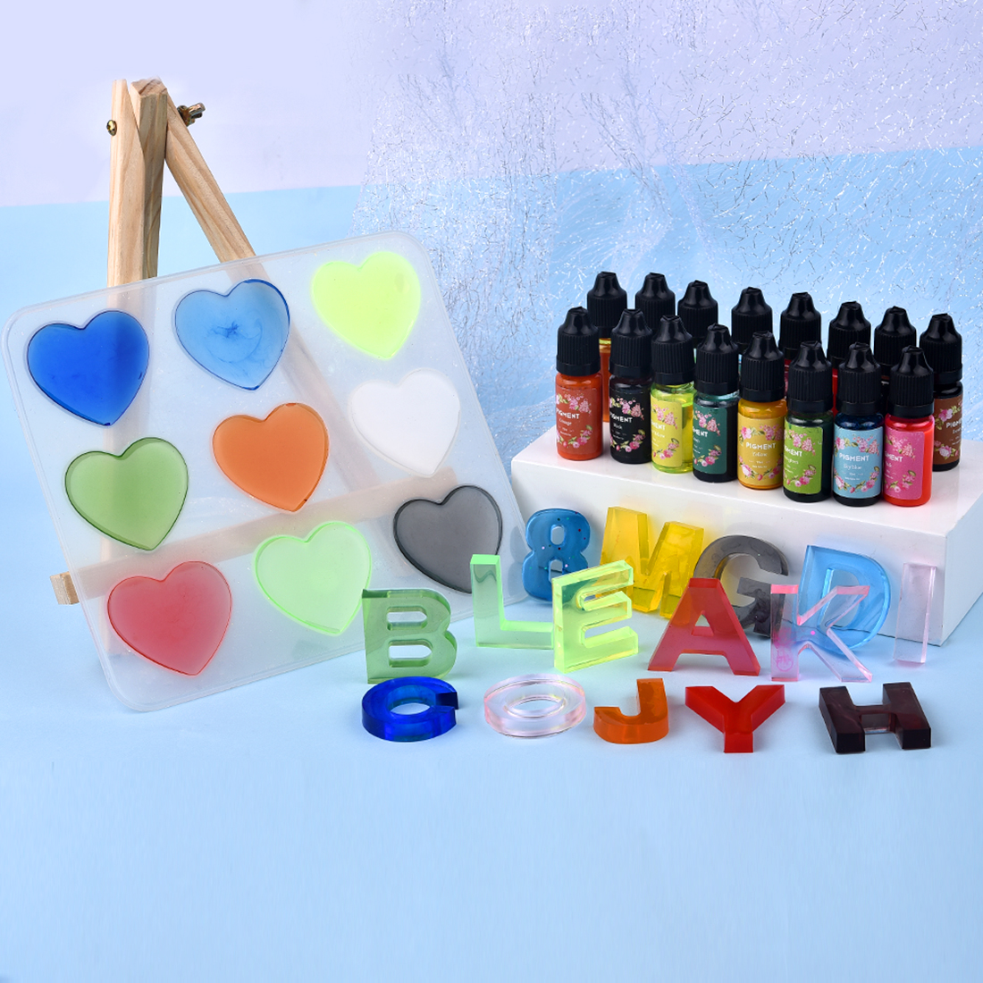 1 Set Resin Pigment Kit Art In - Resin Dye Alcohol のレビューと価格